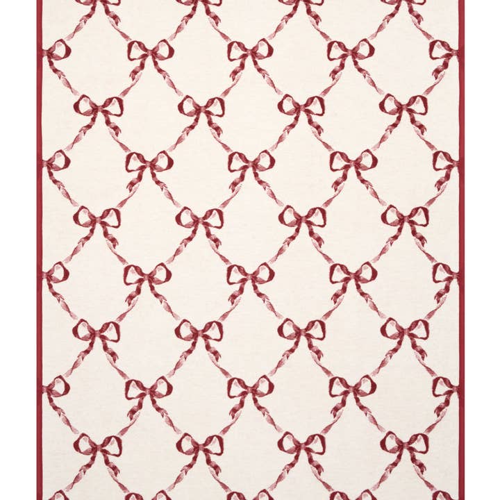 ChappyWrap - Wholesale Throw Blanket - December Bows Blanket3