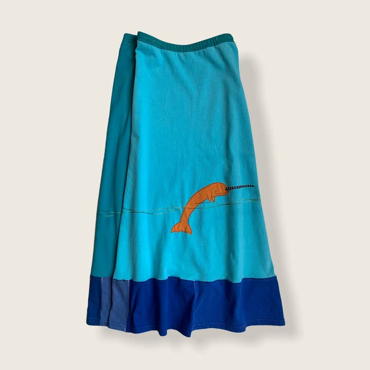 Lang Applikation Nederdel-Narwhal for engroshandel hos Sardine Clothing Co.