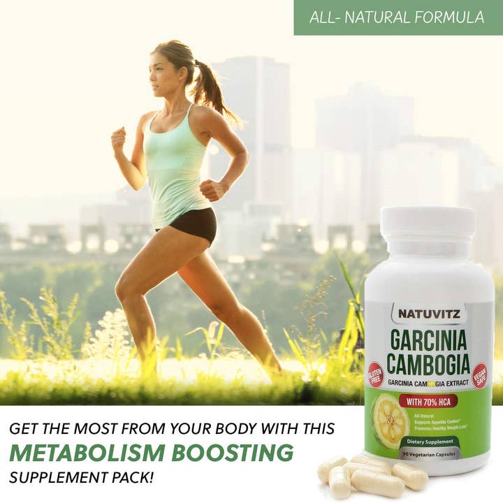 Natuvitz - Wholesale Voedingssupplement/vitamine - Garcinia Cambogia Extract 1600 mg 70% HCA — Ondersteunt en impr5