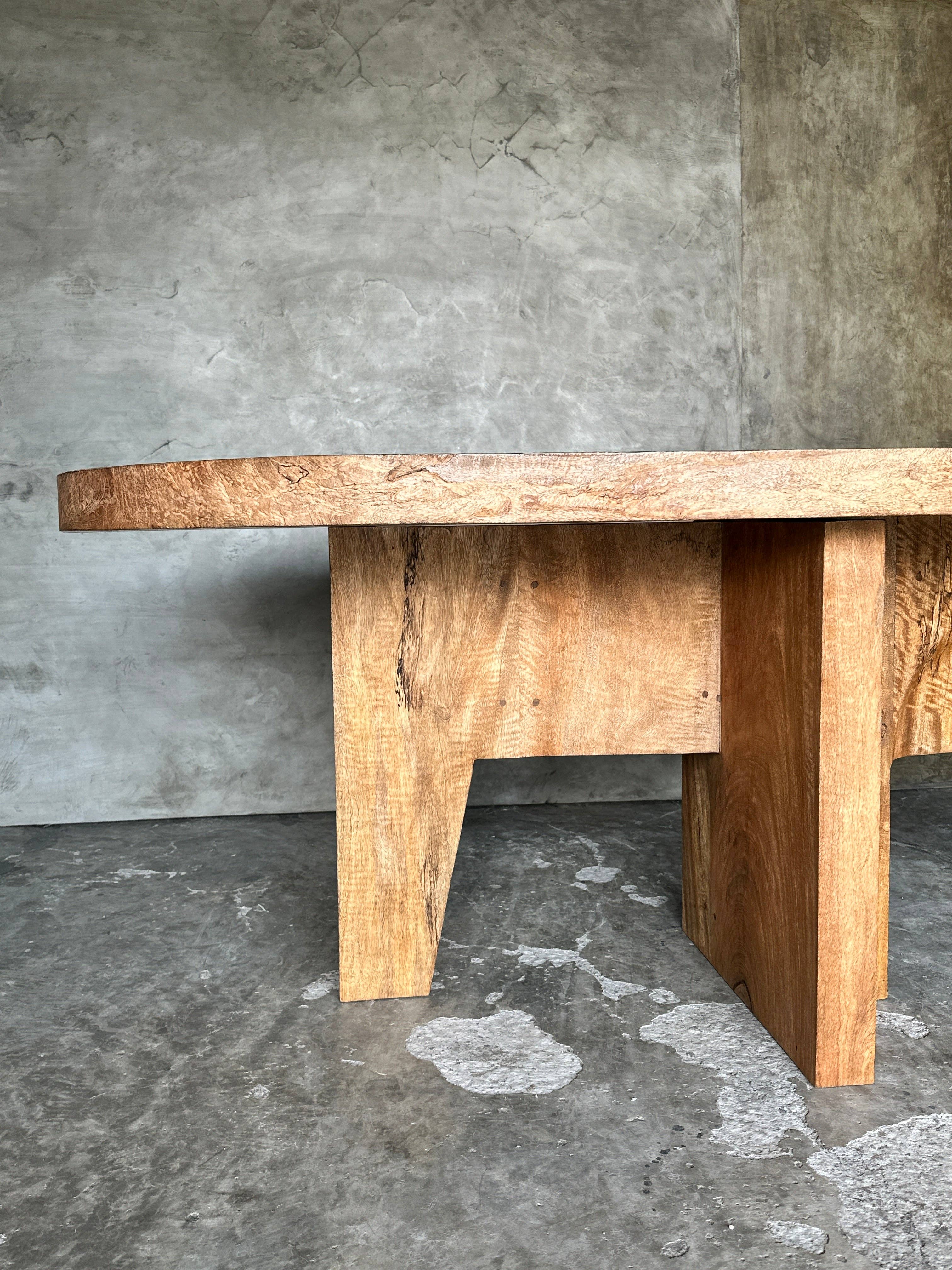 Office Objets - Wholesale Coffee Table - Massive mango wood table 2m10x1m81