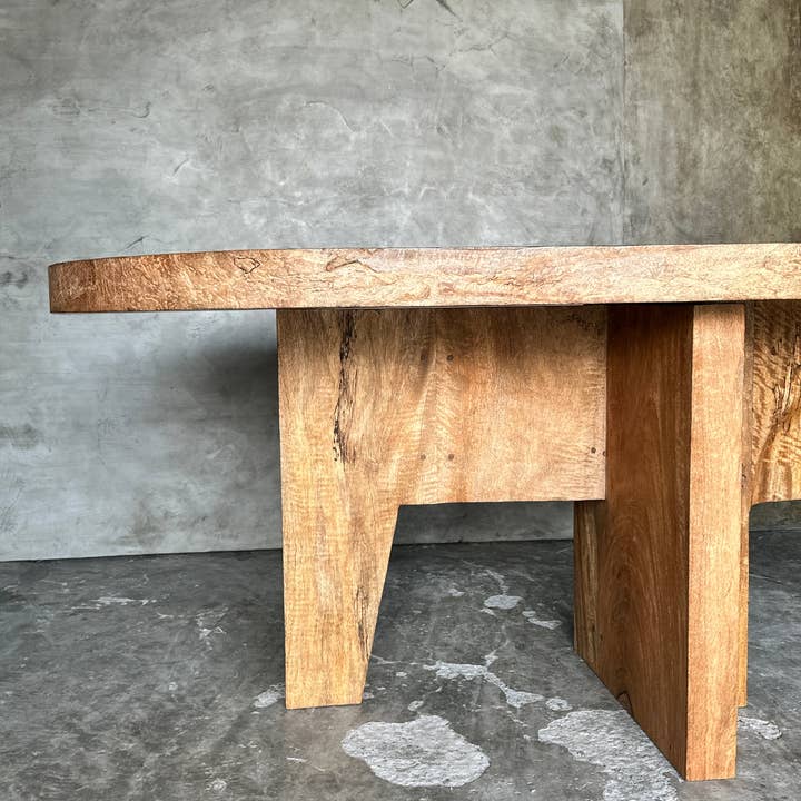 Office Objets - Wholesale Coffee Table - Massive mango wood table 2m10x1m81