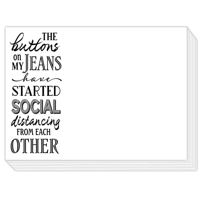 The Buttons On My Jeans Slab Pad for wholesale by RosanneBeck Collections