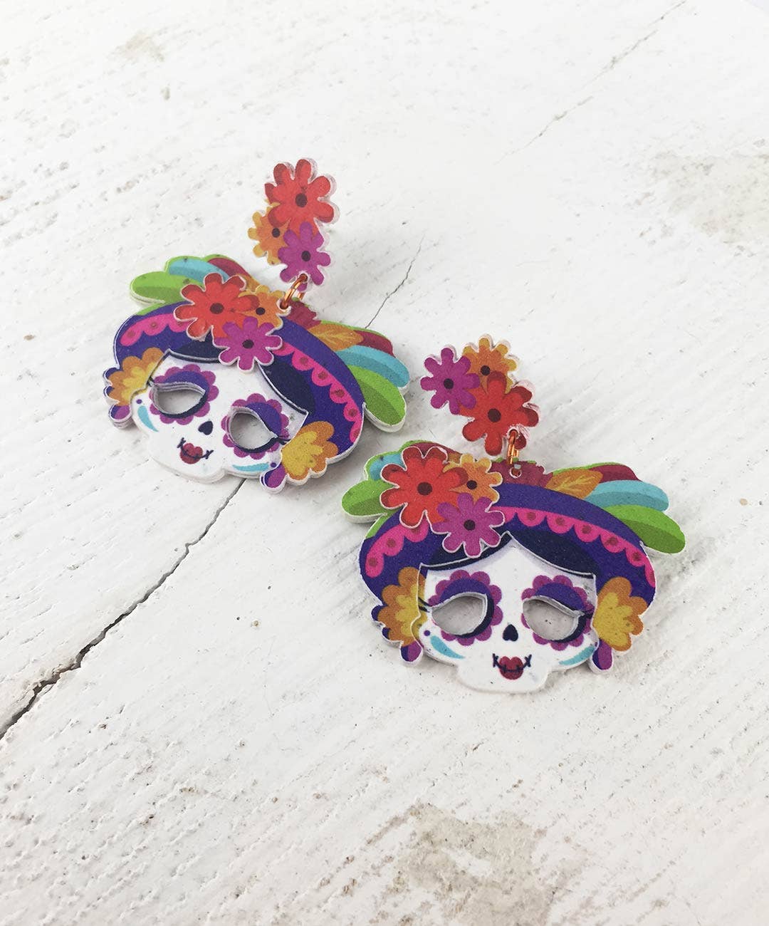 Pipapaper - Wholesale Dangle Earrings - CATRINA-5 PENDING MEXICO2