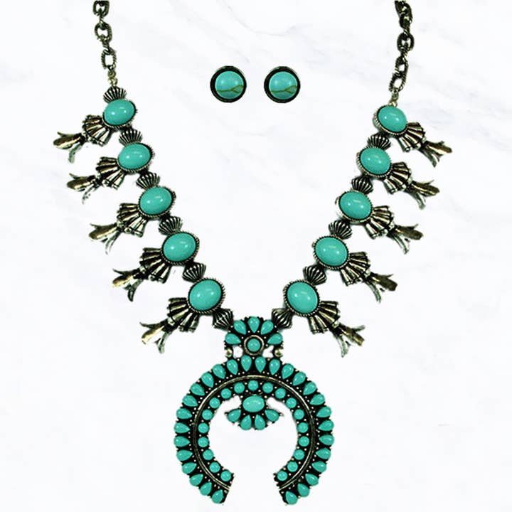 Suzie Q USA - Wholesale Jewellery set - Turquoise Necklace Set0