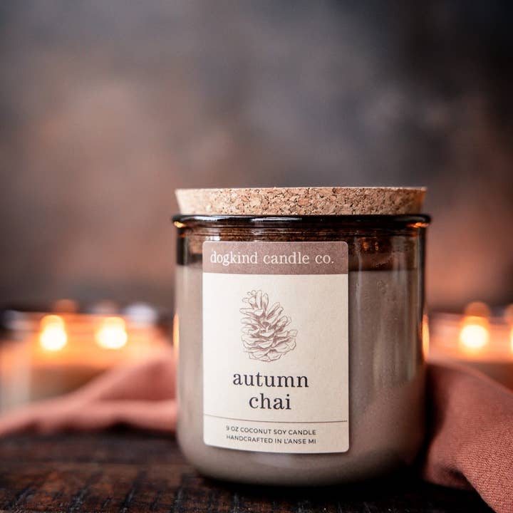 Chai de otoño | seguro para mascotas no tóxico para venta al por mayor de Dogkind Candle Co