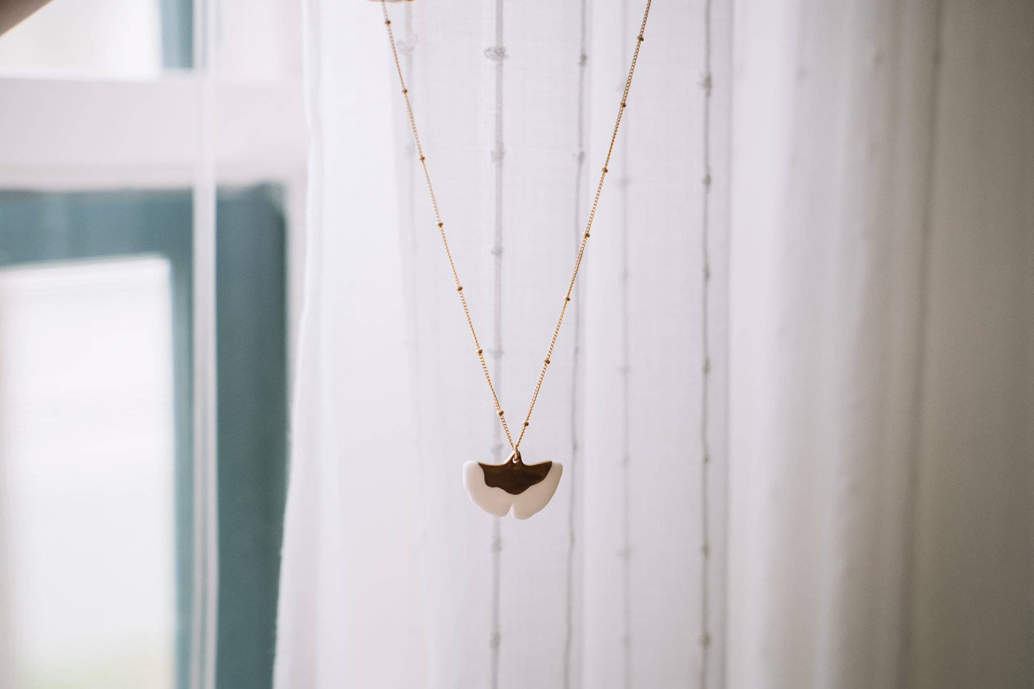 Remnant Studios - Wholesale Pendant/Charm Necklace - ginkgo necklace2