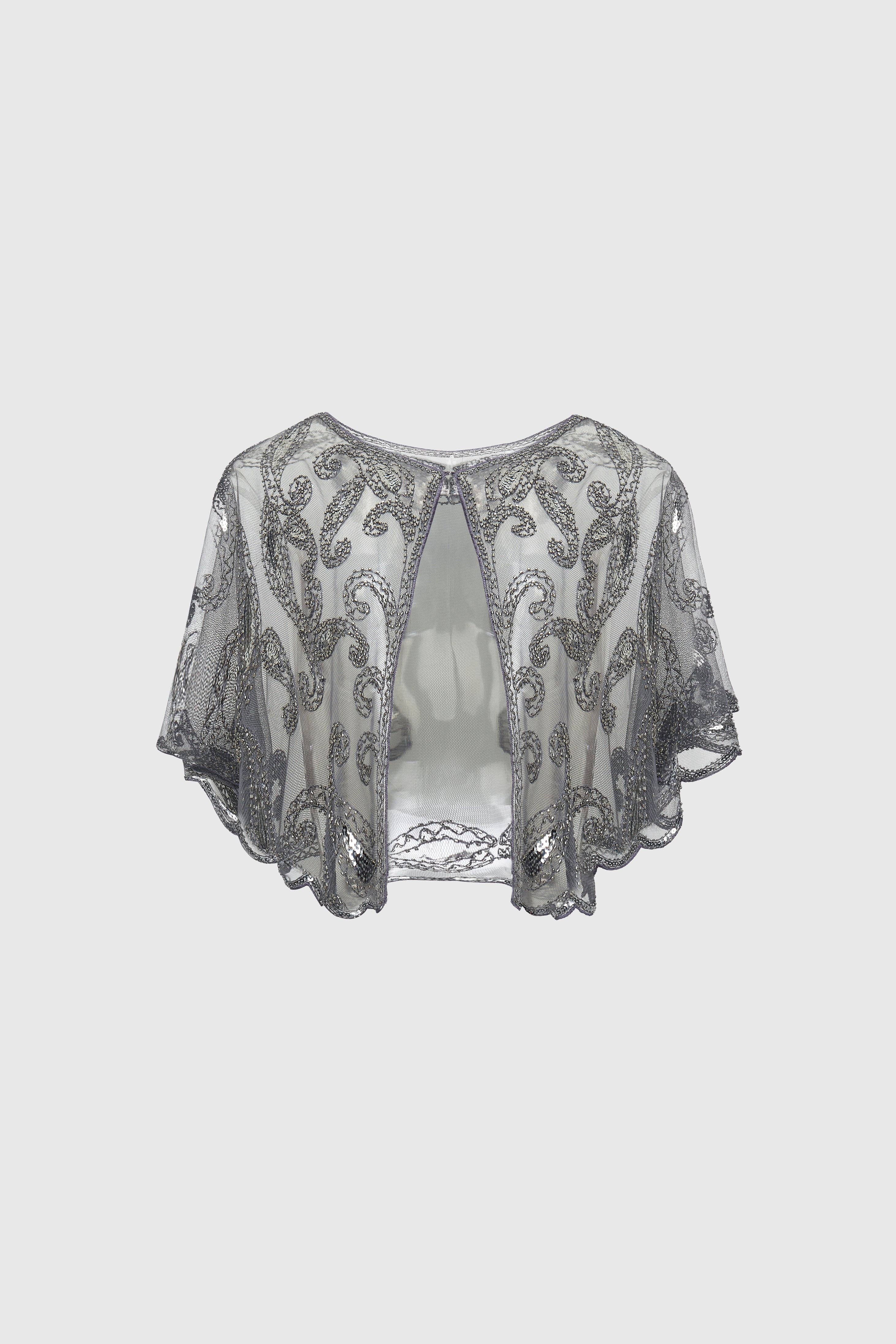 BABEYOND - Wholesale Wrap - Women's - 1920s Sequin Beaded Gatsby Shawl12