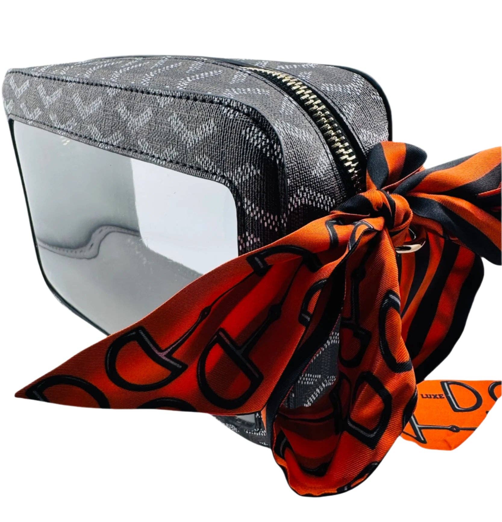 Gameday Luxe - Wholesale Crossbody Bag - Women's - The Janette Clear Bag Black1