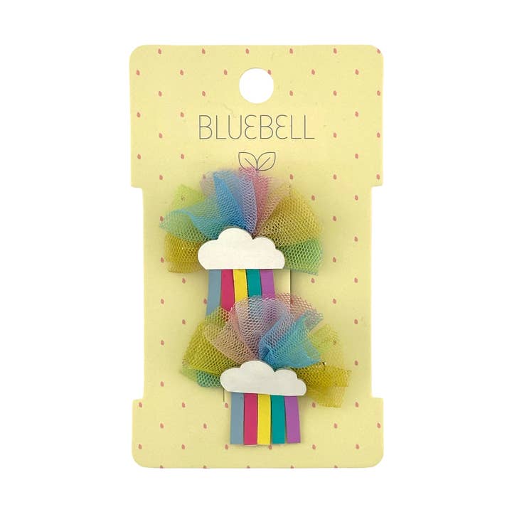 Wolken-Regenbogen-Clips für den Großhandel von Bluebell Petite