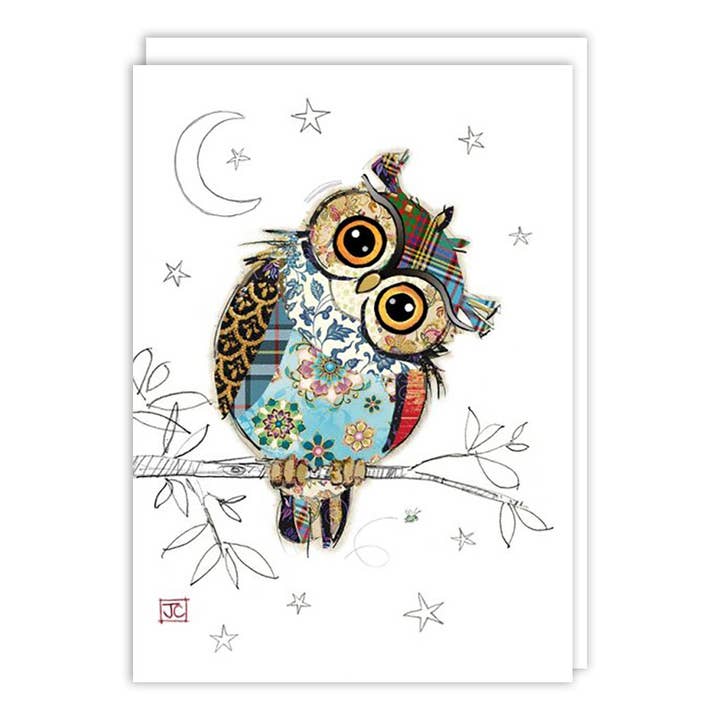 Notes & Queries, Inc. - Wholesale Everyday Greeting Card - Owen Owl Blank Card