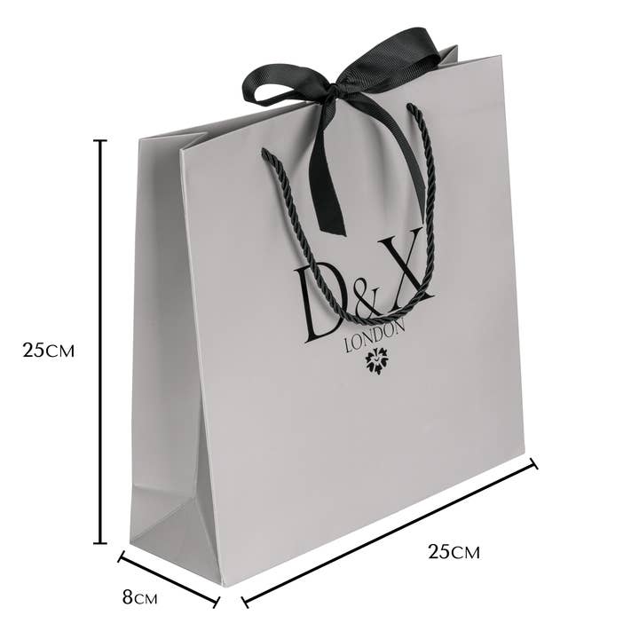 D&X Large Grey Gift Bag Packaging - individually sold and other Purchase wholesale grey slate chippings bag. Free returns & net 60 terms on Faire trending on Faire.