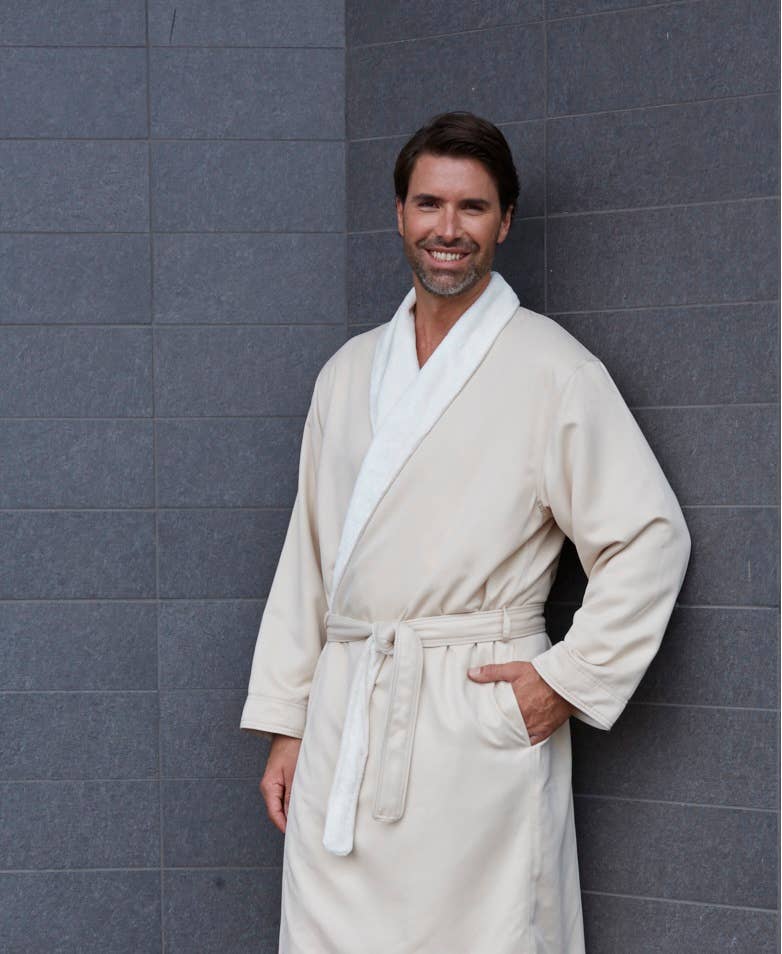 Mansfield Luxe Lounge - Wholesale Robe - Women's - Microfiber Shimmer Lined Robe3