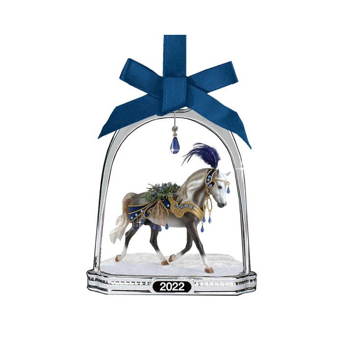 JPC Equestrian - Wholesale Ornament - Breyer Snowbird 2022 Holiday Horse Stirrup Ornament