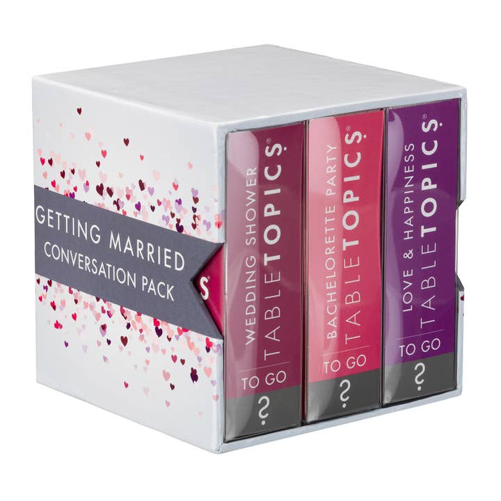 TABLETOPICS GETTING MARRIED CONVERSATION PACK for wholesale by TableTopics