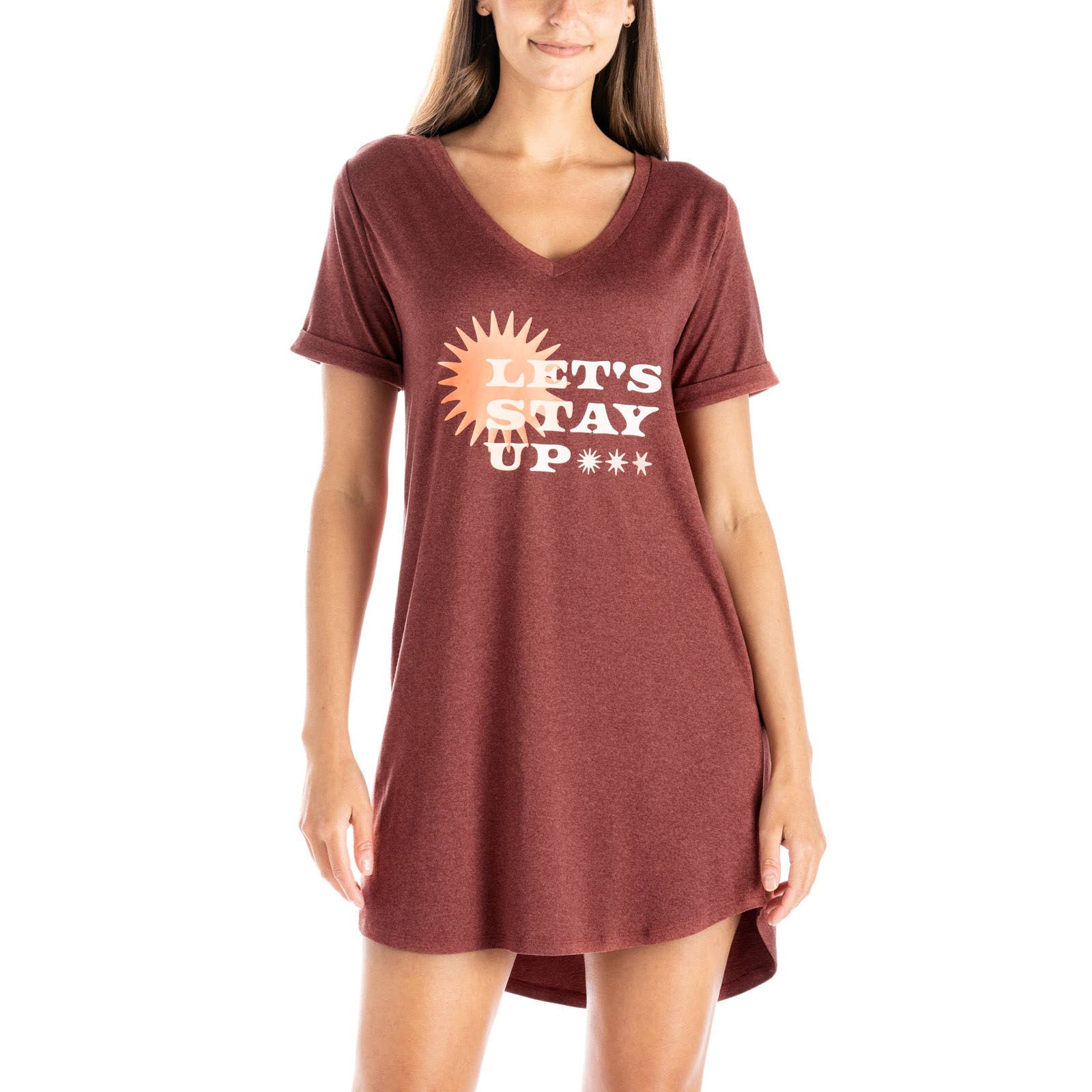 DM Merchandising - Wholesale Tunic - Women's - Hello Mello Let Me Sleep Shirt 5th Open Stock14