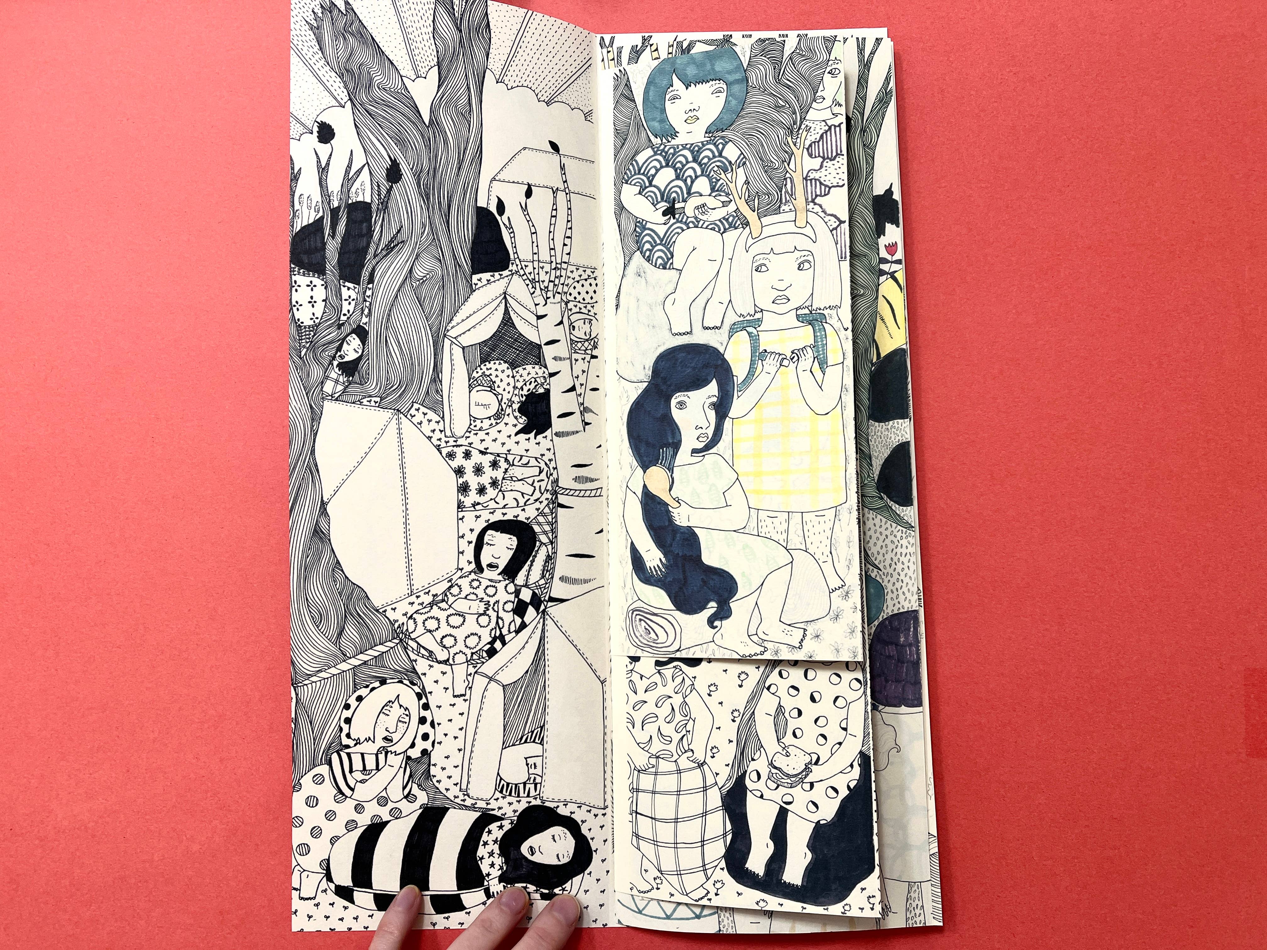 Erika Rier - Wholesale Arts & Entertainment Book - In the Middle - Art Zine9