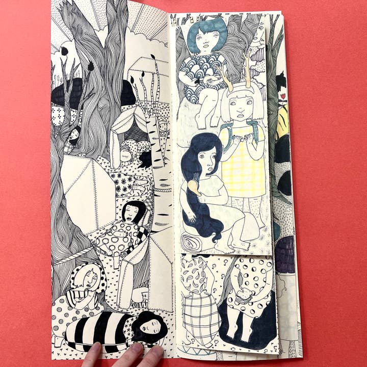 Erika Rier - Wholesale Arts & Entertainment Book - In the Middle - Art Zine9
