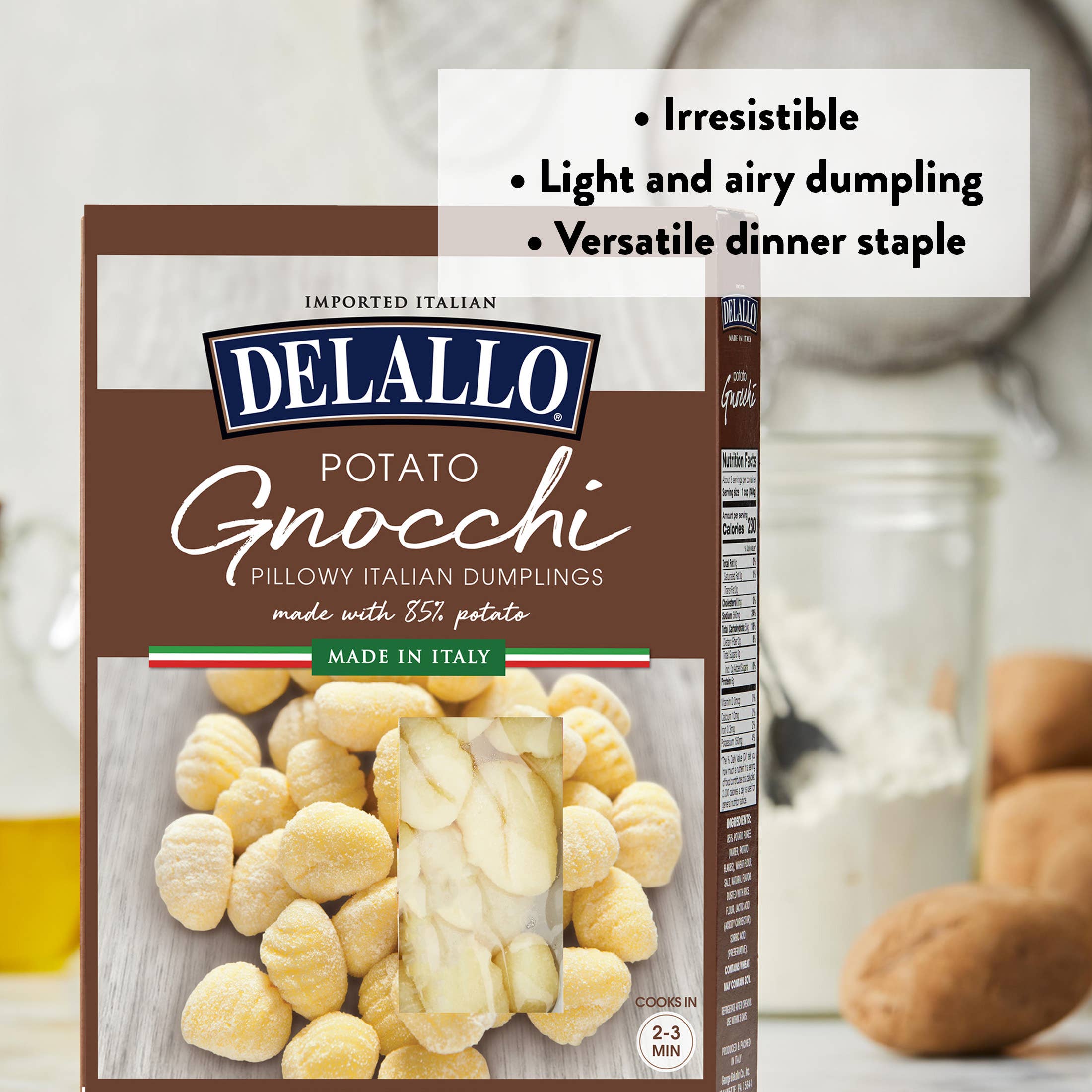 Delallo - Wholesale Pasta - Potato Gnocchi5