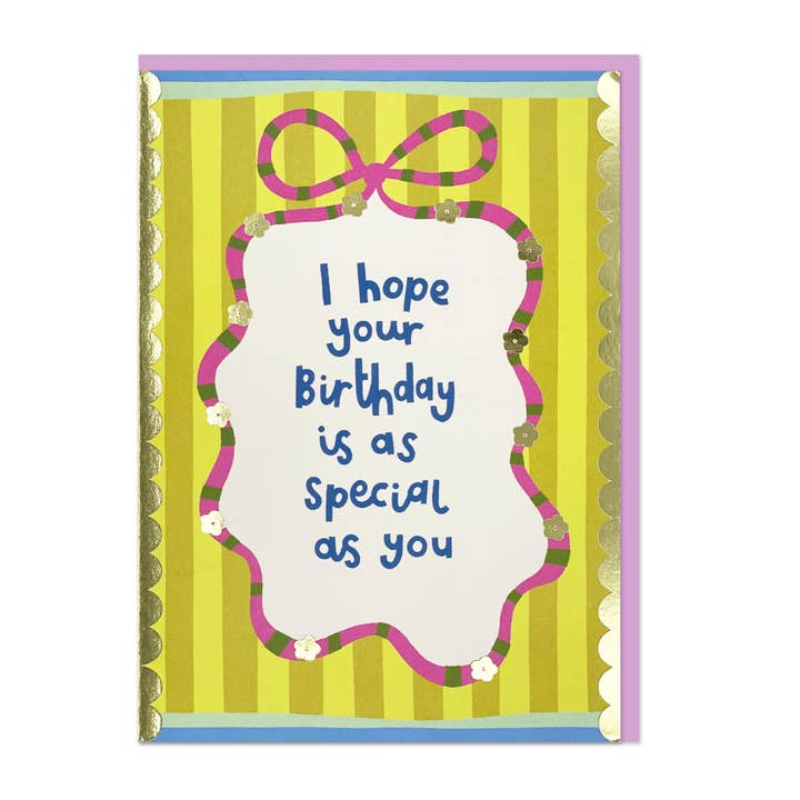 J'espère que ton anniversaire est aussi spécial que toi (DYD03) pour la vente par Raspberry Blossom