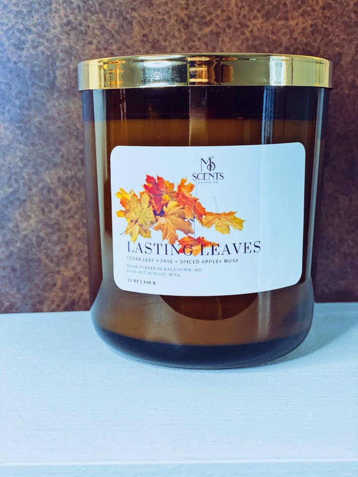 Lasting Leaves for wholesale by MS Scents Candle Co.