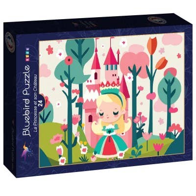Bluebird Puzzle - Wholesale Puzzle - Kids - 24-Piece Puzzle - The Princess and Her Castle0