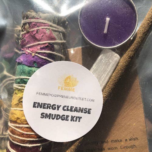 WHOLIFECO - Wholesale Meditation Supplies - Energy cleansing smudge kit| Negative energy removal kit