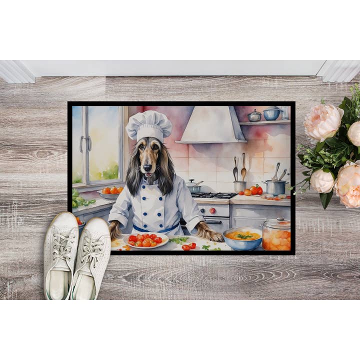 Capacete Afghan Hound The Chef 24x36 DAC6180 por atacado de Caroline's Treasures