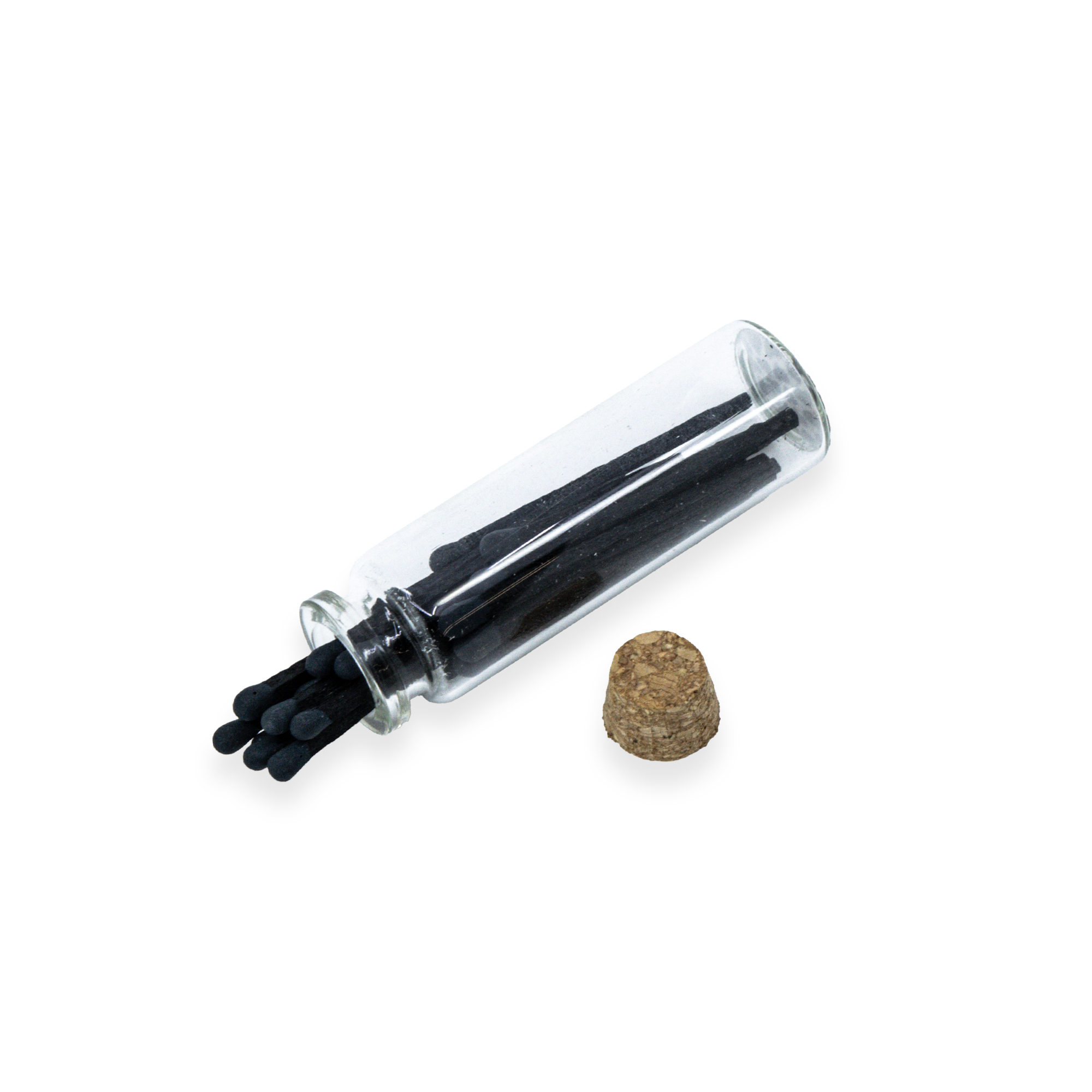 Chandler Studio - Wholesale Matches - Small Match Bottles - Safety Matches in Jars - Charcoal1