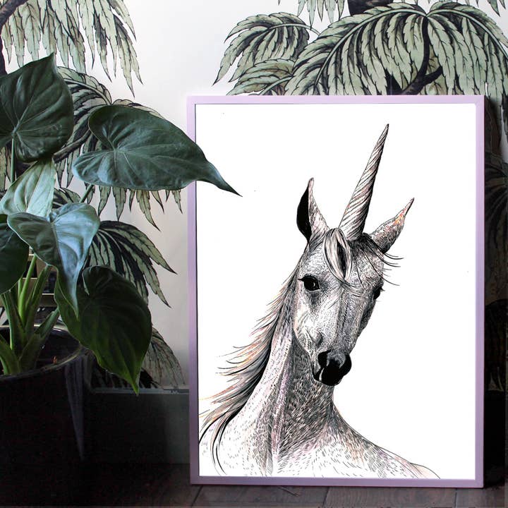 Pandora the Unicorn Giclée Print for wholesale by Max Made Me