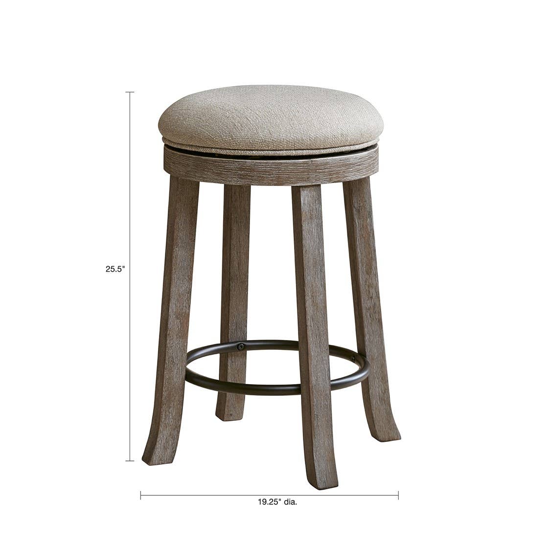 Olliix - Wholesale Stool - Farmhouse Swivel Bar Stool (Counter/Bar Height)1