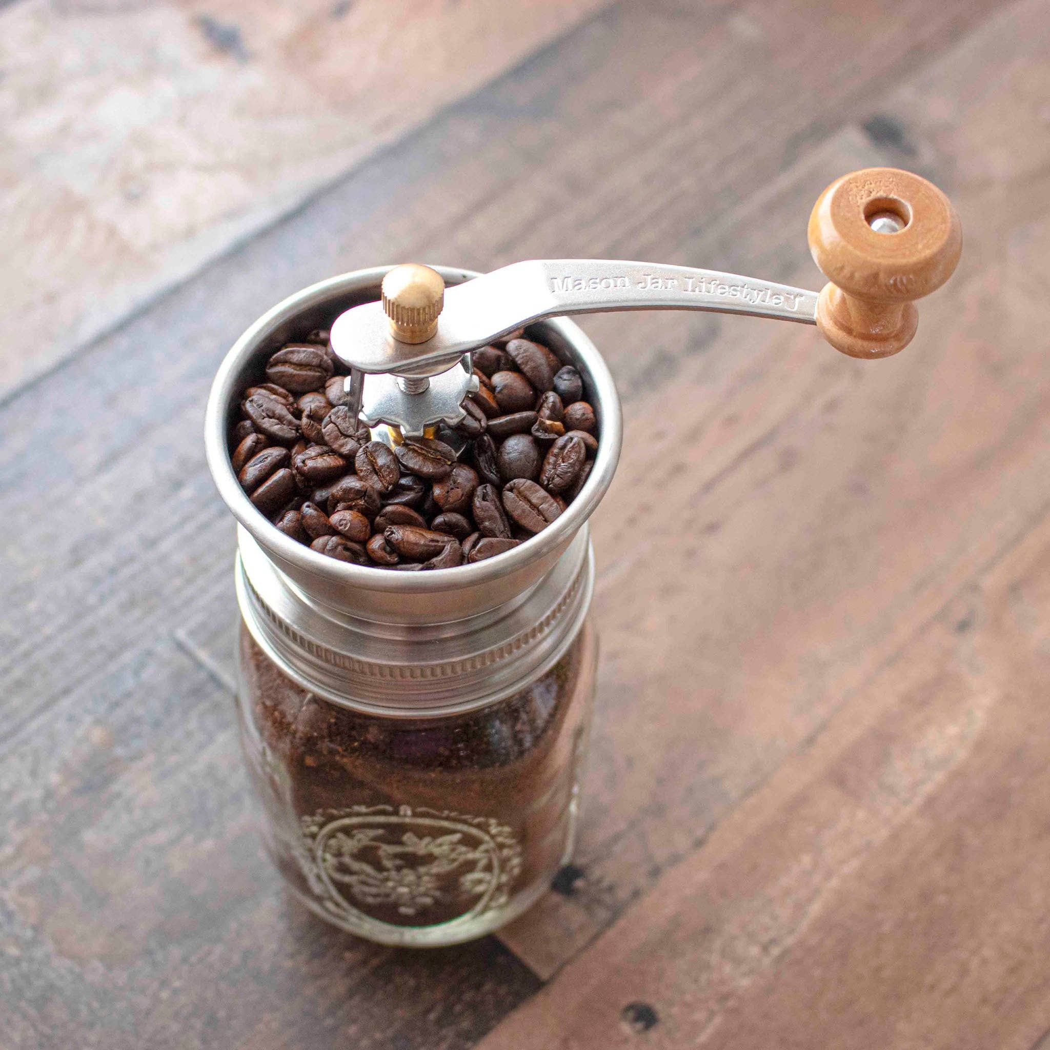Mason Jar Lifestyle - Wholesale Coffee Grinder - Coffee and Spice Grinder Lid for Mason Jars5