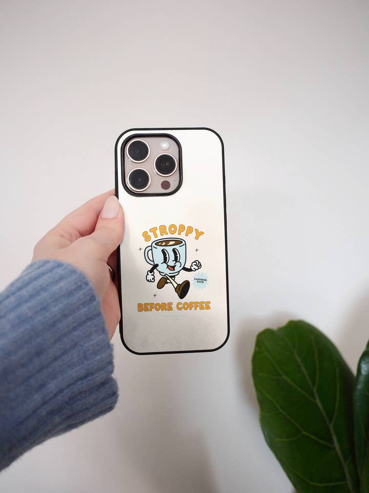 Mal-humorado Antes do Café | Capa de Telemóvel por atacado de Wisdom and Wonder Designs