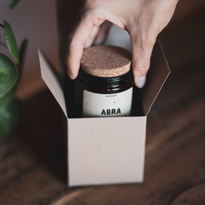 Happysoy - Wholesale Jar/Filled Candle - Scented candle - abracadabra2