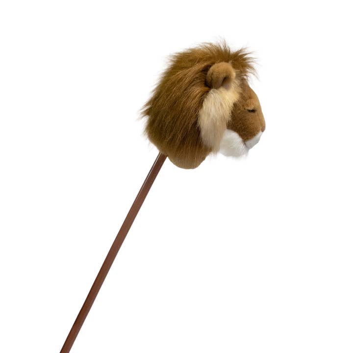 WILD & SOFT - Wholesale Stuffed/plush toy – Kids & baby - Stick animal: Hobbyhorse Lion0
