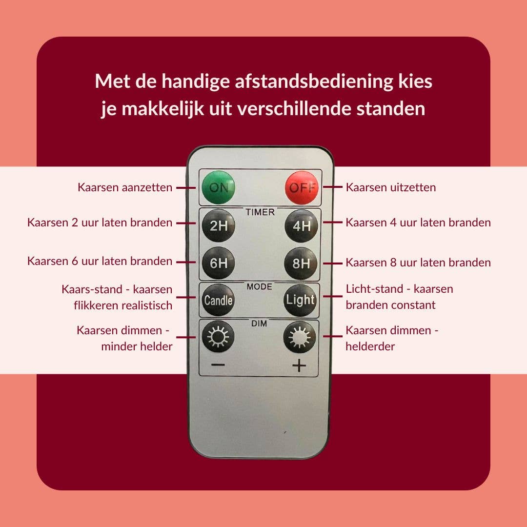 a sunny day – Großhandel Flammenlose Kerze – Wiederaufladbare LED-Kerzen mit bewegter Flamme - 3 Stück8