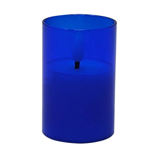 LED Blue Glass with Wax, 6-Hour for wholesale by The Saints Collection