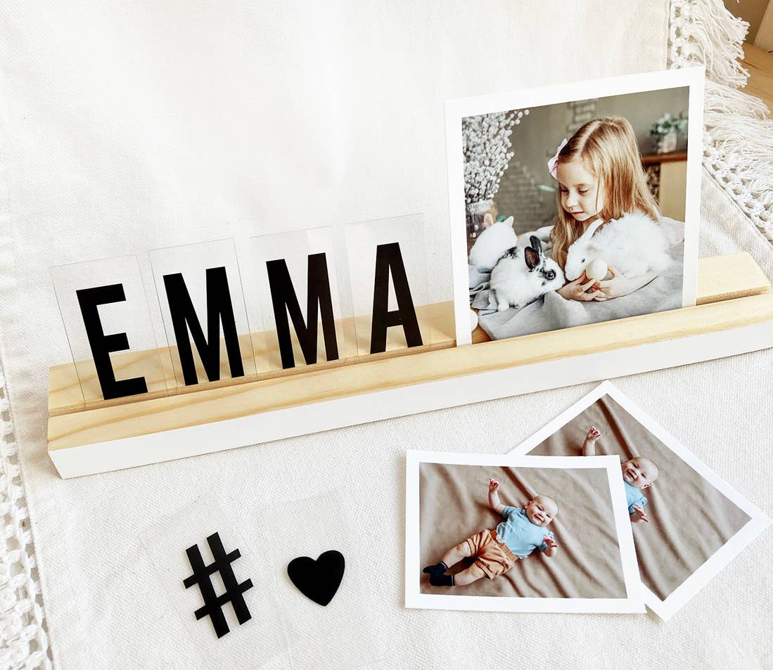 Wooden Objects Co - Vendita all'ingrosso Supporto per cornice - Portafoto in legno bianco, portafoto in legno5