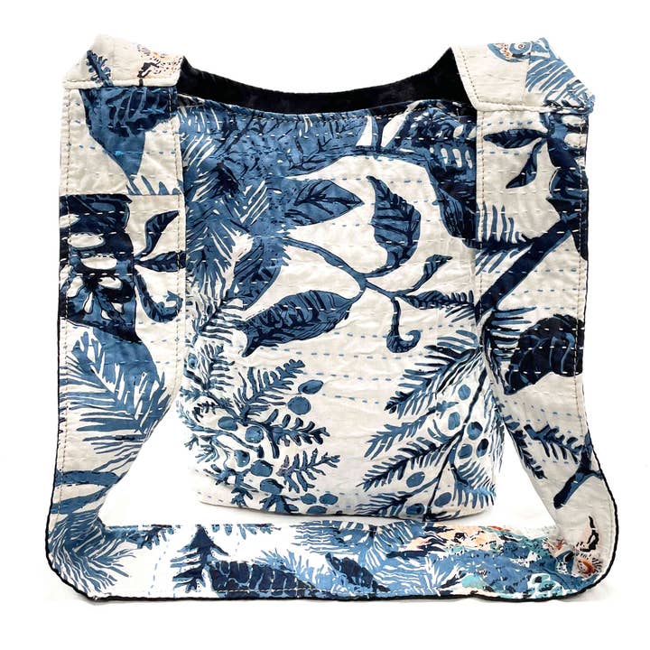 Hippie Chic™ Handbag-owls - Blue for wholesale by Jafsons International