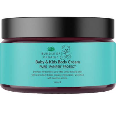 BUNDLE OF ORGANIC – Engroshandel Kropscreme/lotion – Baby – Kokos Krop Cream - 100g