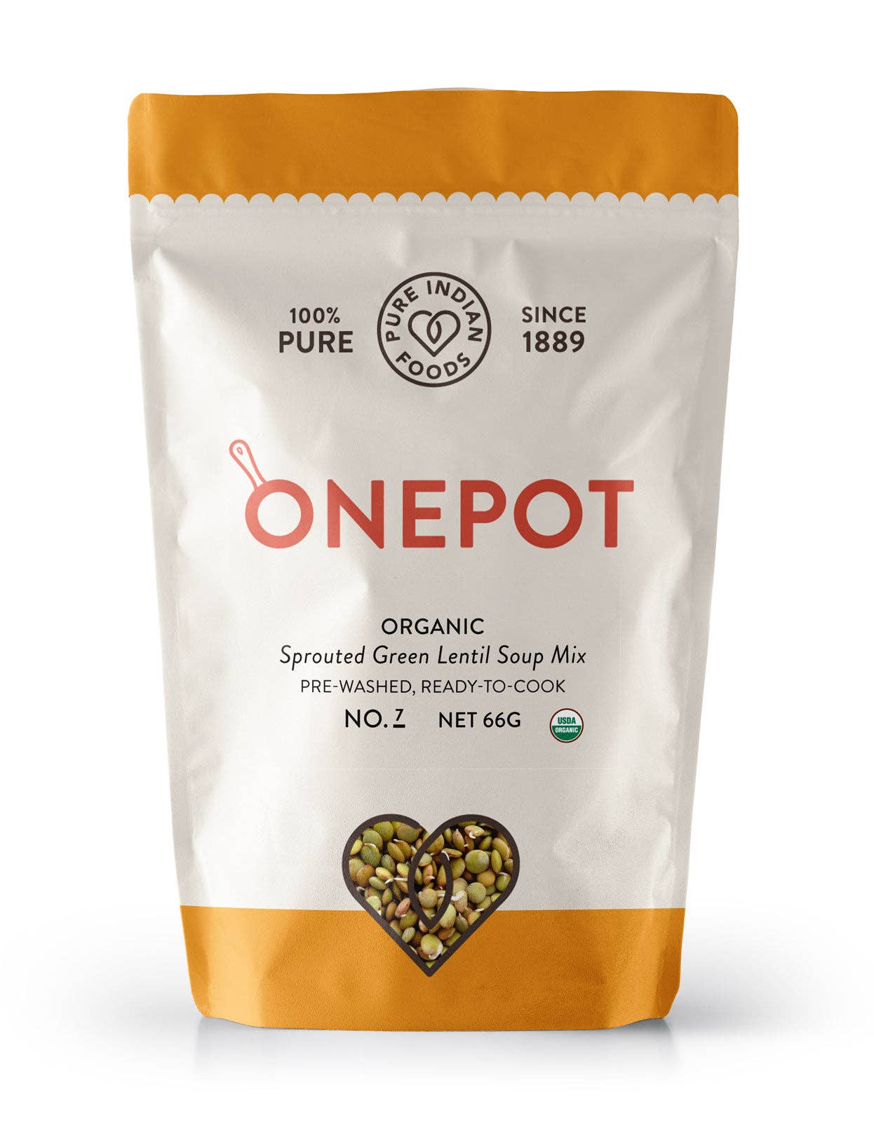 Pure Indian Foods - Wholesale Shelf Stable Prepared Meal - OnePot Lentil Soup, Single Pack, Ready-to-Cook, Certified Organic2