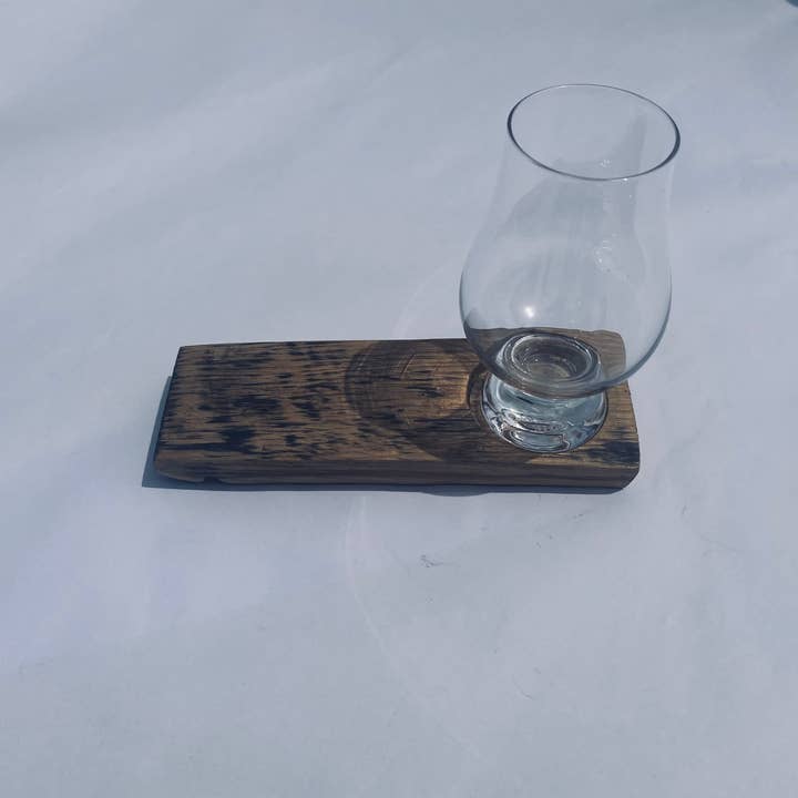 Bourbon Stave GlenCairn Holder Standard - options for wholesale by Fire & Fluff Laser Art Studio
