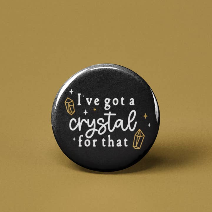 Tengo un cristal para ese botón de pinback para venta al por mayor de The Pin Pal Club