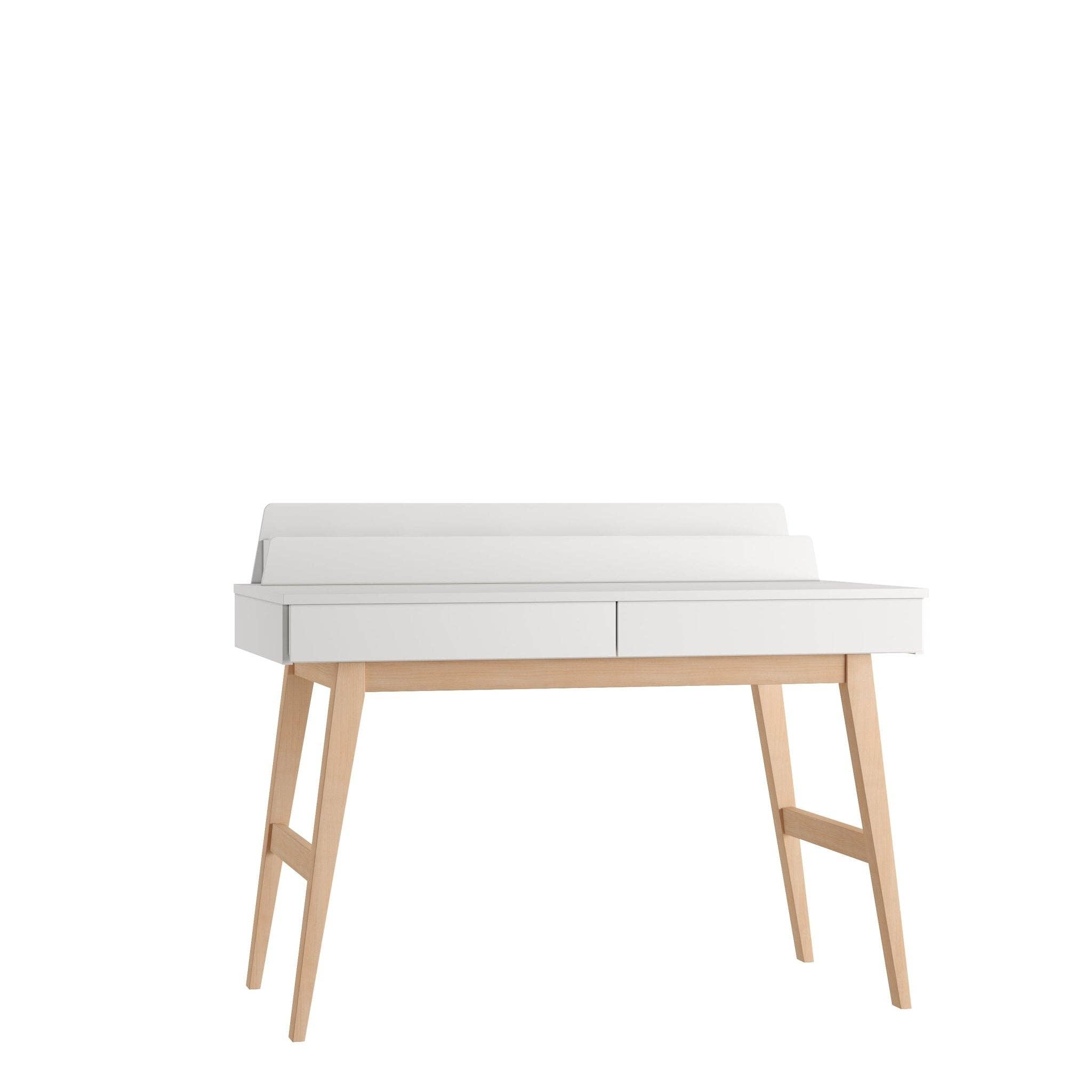 SCANDINAVIAN STORIES by MARTON - Wholesale Desk Set - Sara high desk + 2 drawer, White color3