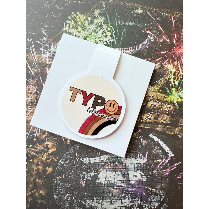 Typo Lettering Co - Wholesale Bookmark - Red Disco Tay inspired magnetic bookmark2