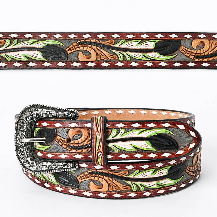 LC-ADBLF117 Genuine American Leather Belt Men and Women for wholesale by LS Western