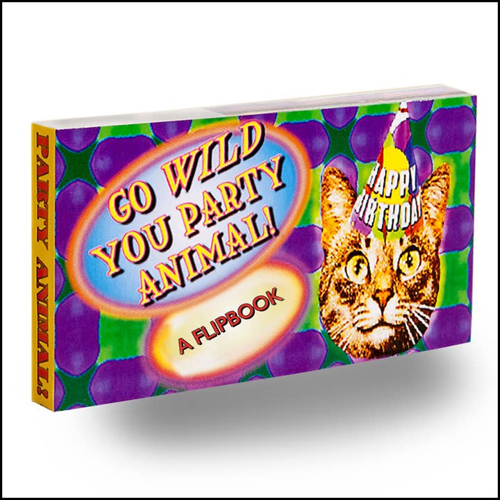 Go Wild You Party Animal Flipbook for wholesale by Fliptomania