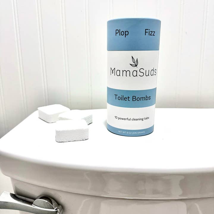 MamaSuds | Non-toxic Household Cleaners + Real Soap - Wholesale Toilet Cleaner - Toilet Bomb Cleaning Tabs3
