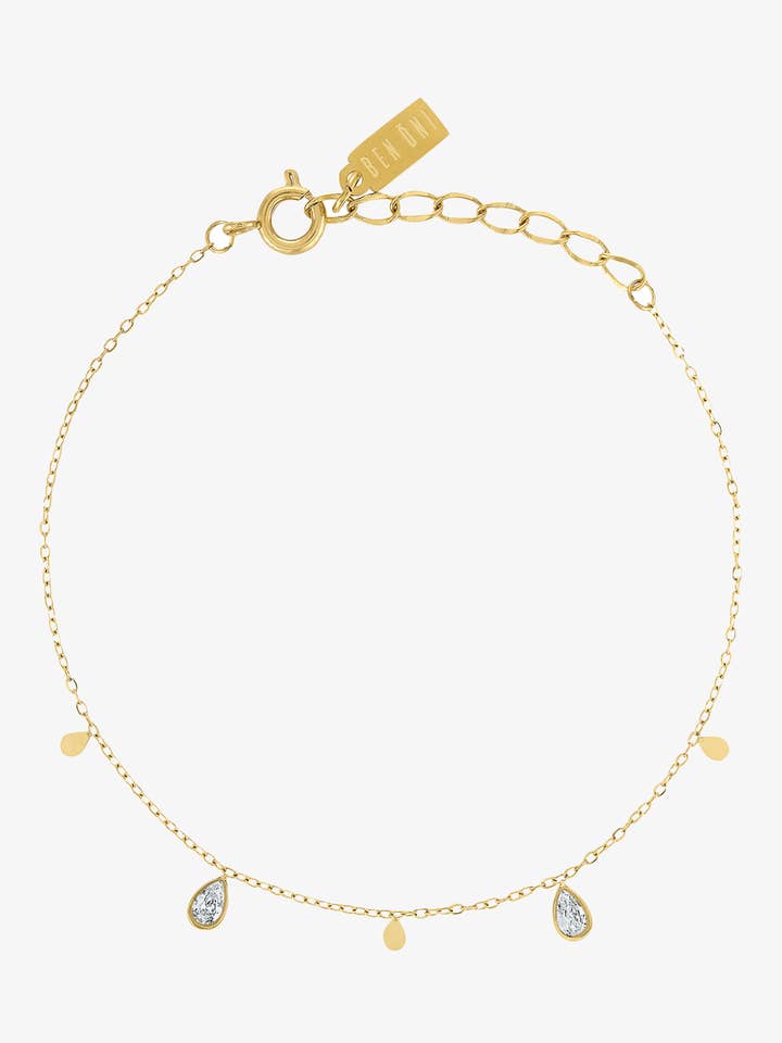 Mel Pear Charm Bracelet for wholesale by Ben Oni Jewelry