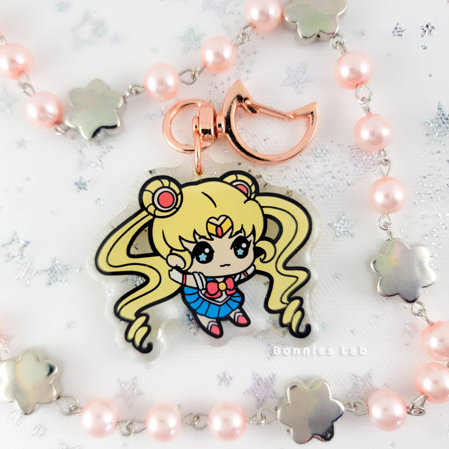 Bonnies Lab - Wholesale Keychain - Kids - Sailor Moon Epoxy Acrylic Keychain Charm1