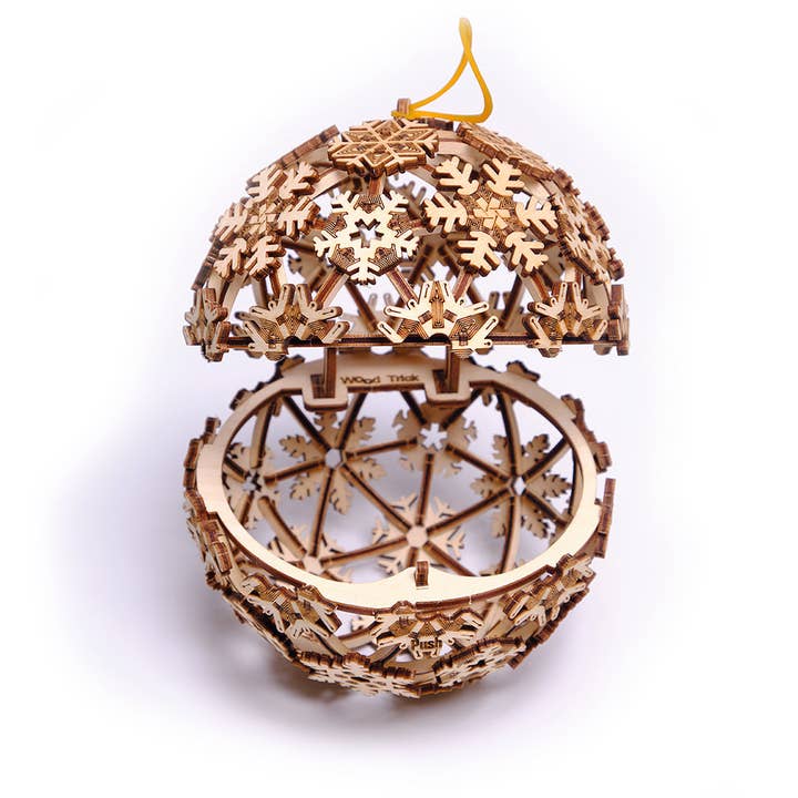 WoodTrick - Vendita all'ingrosso Kit per lavoretti fai da te - WoodTrick palla di Natale in legno modello meccanico 3D da assemblare3